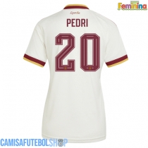Camisa de time de futebol Espanha Pedri Gonzalez #20 Replicas 2º Equipamento Feminina Mundo 2026 Manga Curta
